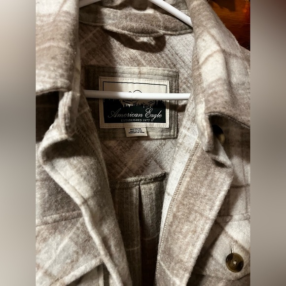 American Eagle Oversized Plaid Jacket - Picture 2 of 4